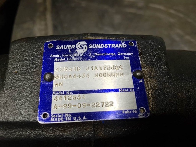 Hydraulics Sauer Sundstrand 42R41DG1A172J2C - Kramer - Pump: picture 4