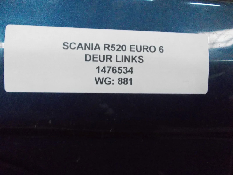 Door and parts for Truck Scania 1739740 // 1476534 LINKS DEUR SCANIUA R 520 EURO 6: picture 3