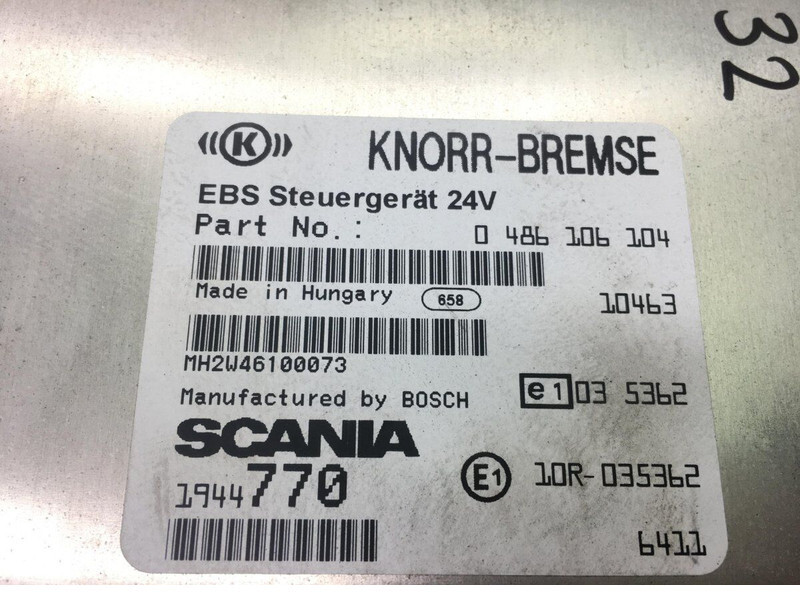 ECU Scania SCANIA, KNORR-BREMSE K-Series (01.06-): picture 4