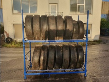 Tires MICHELIN-BRIDGESTONE DUNLOP 275/80 R22.5