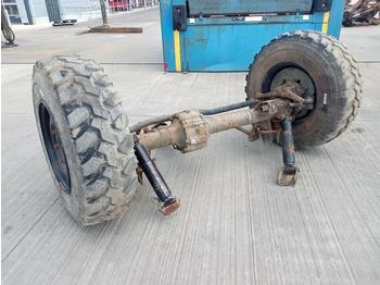 Axle and parts for Truck Unimog Front Axle wheels and tyres included: picture 1