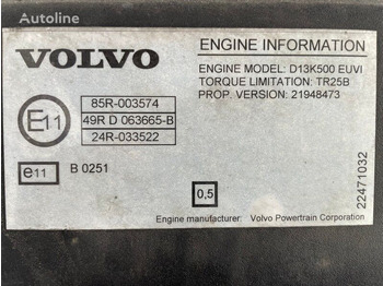 Engine for Truck Volvo D13K 22471032: picture 5