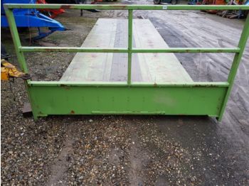 Flatbed body Container flat dropside body: picture 1