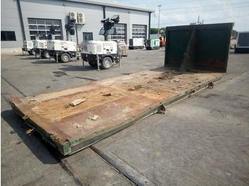 Flatbed body Flat Bed to suit Hook Loader: picture 1