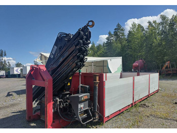 Hiab nosturi vaihtolava Xs144 e5 nosturi, radiolla  - Roll-off container