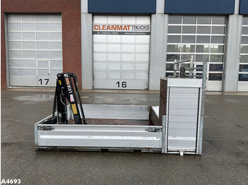 Open laadbak + Hiab 1,3 Tonmeter laadkraan  - Roll-off container