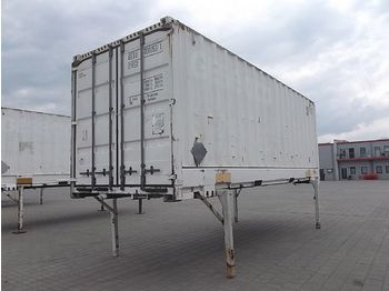 Swap body - box Wechselkoffer Portaltür 7,45 m stapel-kranbar