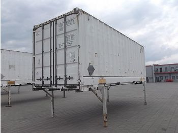 Swap body - box Wechselkoffer Portaltür 7,45 m stapel-kranbar: picture 1
