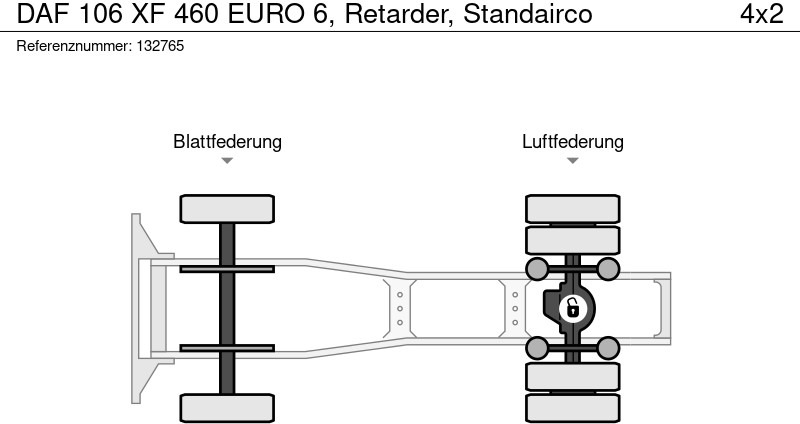 Leasing of DAF 106 XF 460 EURO 6, Retarder, Standairco DAF 106 XF 460 EURO 6, Retarder, Standairco: picture 12