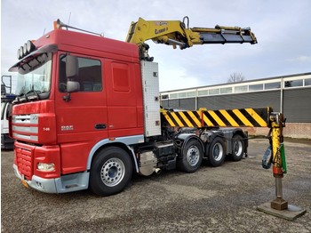 Tractor unit DAF FTM XF105.460 8x4/2 SpaceCab Euro5 - Copma Crane - Hub reduction - Manual Gearbox: picture 1