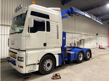 Tractor unit MAN TGA 26.460 6x2 + KRAN EFFER 250/4S (25Tm) + RADIO - ALCOA ALU WHEELS - MANUAL ZF - TÜV 29-10-2022 - BE TRUCK - VERY GOOD TIRES: picture 1