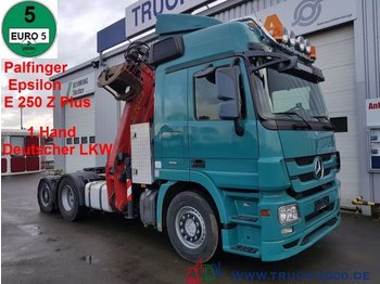 Tractor unit Mercedes-Benz 2548 6x2 Kran Palfinger Epsilon Deutscher LKW