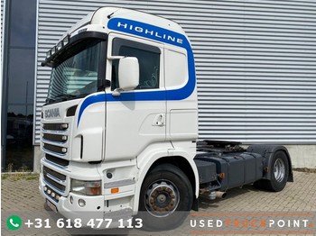 Tractor unit Scania R440 Highline / Retarder / Euro 5 / Hydraulice / TUV: 2-2022 / Belgium Truck