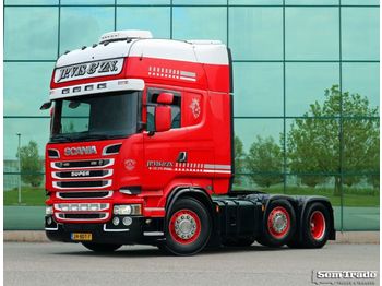 Tractor unit Scania R520 V8 TOPLINE 6X2 MANUAL GEARBOX RETARDER KING OF THE ROAD HOLLAND TRUC: picture 1