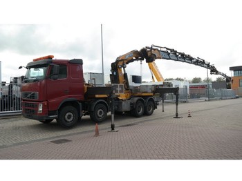 Tractor unit Volvo FH 520 8X4 WITH EFFER 1550 8S CRANE + JIB 6S