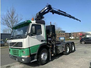 Tractor unit Volvo FM12-380 6X4 MANUAL FULL STEEL + HIAB 200-5 YEAR: picture 1