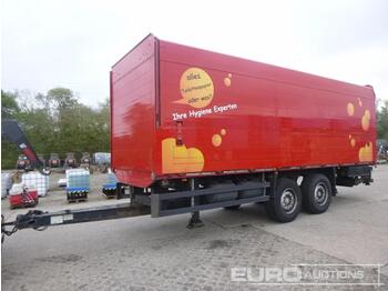 Closed box trailer 2005 Orten ZFPR18 Twin Axle Tandem Trailer, Tail Lift (German Reg. Docs. Available): picture 1
