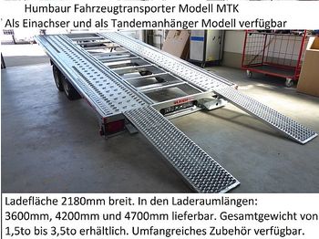 Autotransporter trailer Humbaur - MTK304722 Fahrzeugtransporter Autotransporter