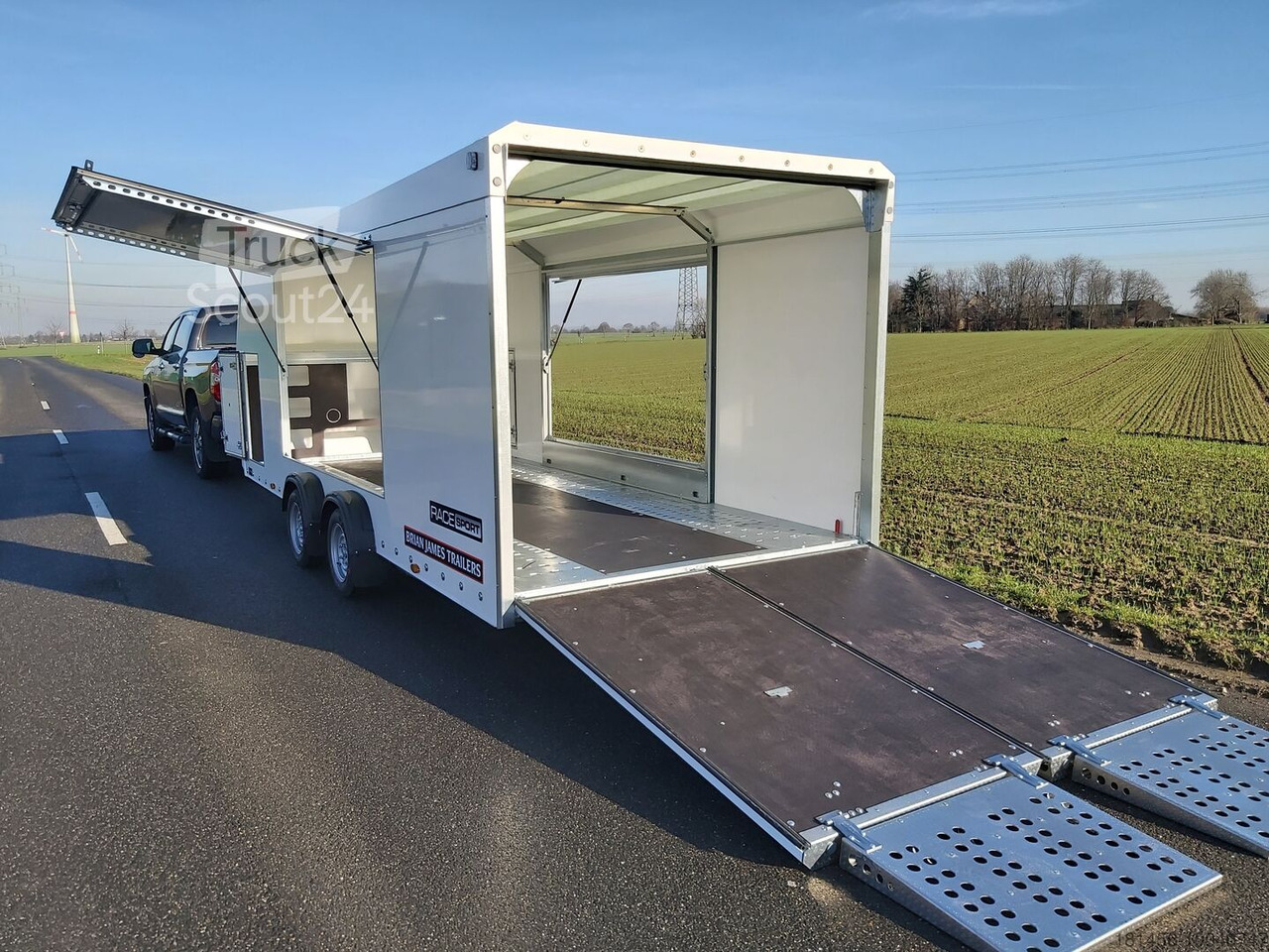 New Car trailer Brian James Trailers Fahrzeugtransporter 3000kg 340-5010 500x200x179cm Flügeltüren verfügbar: picture 13