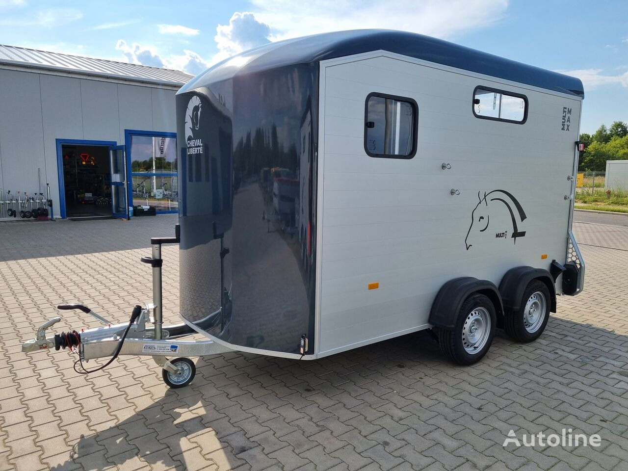 New Horse trailer Cheval Liberté Multimax trailer for 2 horses GVW 2600kg big tack room saddle: picture 8