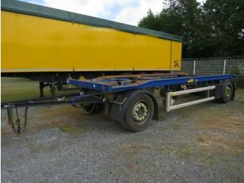 Container transporter/ swap body trailer Hüffermann 2-achs Abrollanhänger HAR 18.70 Containeranhänge