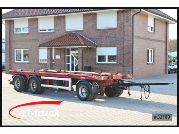 Container transporter/ swap body trailer Hüffermann HKA 24.70 Absetzanhänger,