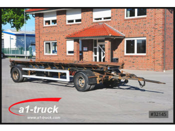 Container transporter/ swap body trailer Hüffermann HMA 18.20 Absetzanhänger