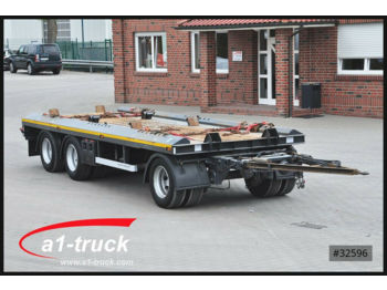 Container transporter/ swap body trailer Hüffermann SKELMSK Lift, Frontbeladung Absetz, 5-12cbm Cont