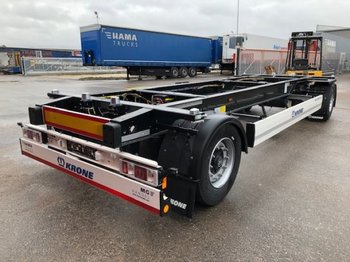 Container transporter/ swap body trailer Krone AZW18, Maxilafette ,NEU