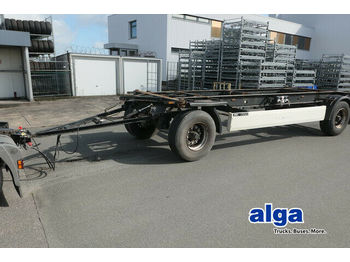 Container transporter/ swap body trailer Krone AZW 18, Scheibenbremse, Luftfederung, 18to.