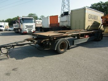 Container transporter/ swap body trailer REISCH Abrollanhänger RAE 18Z 2-achs