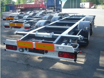  1x H &W Jumbo SAF Achsen Zentralachsanhänger - Curtainsider trailer