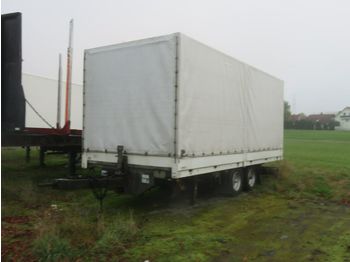 Junge, 10,5to Tandem-Planenanhänger  - Curtainsider trailer