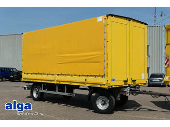 SCHUTZ LA 100, 10 t., 6,3 m. lang, Türen, Luft  - Curtainsider trailer