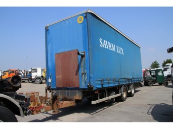 Curtainsider trailer Samro 2EC19 + BACHE MET OPRIJRAMPEN