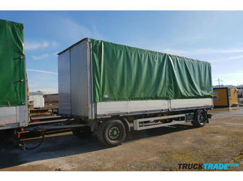Curtainsider trailer Schwarzmüller PA 2/E Anhänger mit Blachenverdeck