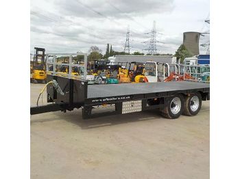  2017 PF Trailers 16 TON Twin Axle Draw Bar Flat Bed Trailer - SA9PFBT16TA400457 - Dropside/ Flatbed trailer