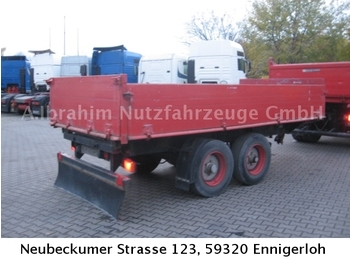 Hoffmann LEDK 10.5T Zentralachsanhänger  - Dropside/ Flatbed trailer