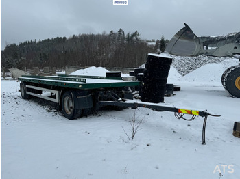 Narko 2 akslet Planslep - Dropside/ Flatbed trailer