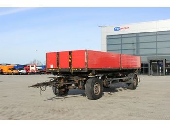 Dropside/ flatbed trailer Schmitz Cargobull AWE 18, SAF