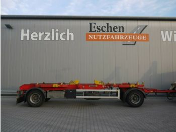 Container transporter/ Swap body trailer Hüffermann HMA 1824 Vario Carr., Positonier Fix, Absetz Con: picture 1