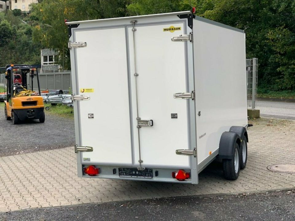 Closed box trailer Humbaur Kofferanhänger HK 254018-20P - Plywood 4 Meter Koffer: picture 4