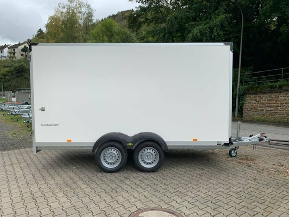 Closed box trailer Humbaur Kofferanhänger HK 254018-20P - Plywood 4 Meter Koffer: picture 7