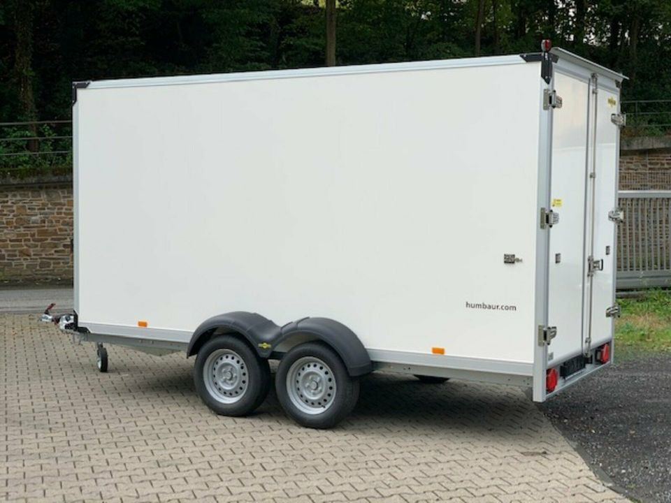 Closed box trailer Humbaur Kofferanhänger HK 254018-20P - Plywood 4 Meter Koffer: picture 3