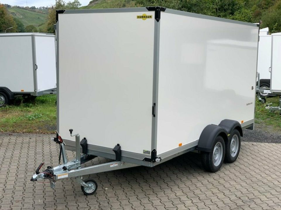 Closed box trailer Humbaur Kofferanhänger HK 254018-20P - Plywood 4 Meter Koffer: picture 2