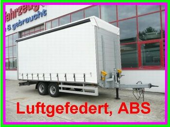 Curtainsider trailer Humbaur Neuwertig Tandem  Scheibeplane, Luftgefedert, ABS, Verzinkt: picture 1
