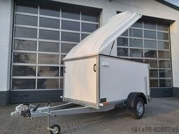 New Closed box trailer Kofferanhänger mit Deckel 100kmH 202cm hoch: picture 28