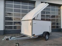 New Closed box trailer Kofferanhänger mit Deckel 100kmH 202cm hoch: picture 15