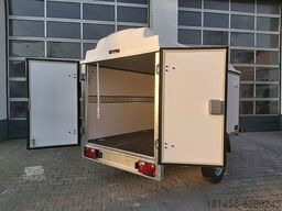 New Closed box trailer Kofferanhänger mit Deckel 100kmH 202cm hoch: picture 16