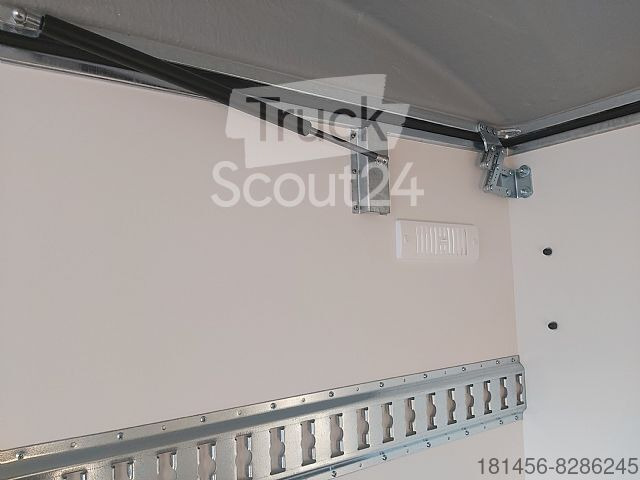 New Closed box trailer Kofferanhänger mit Deckel 100kmH 202cm hoch: picture 13